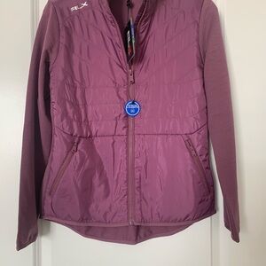 RLX Ralph Lauren Women’s Hybrid Full Zip Jacket. Size XS. Concept Red.